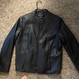 Faux leather jacket